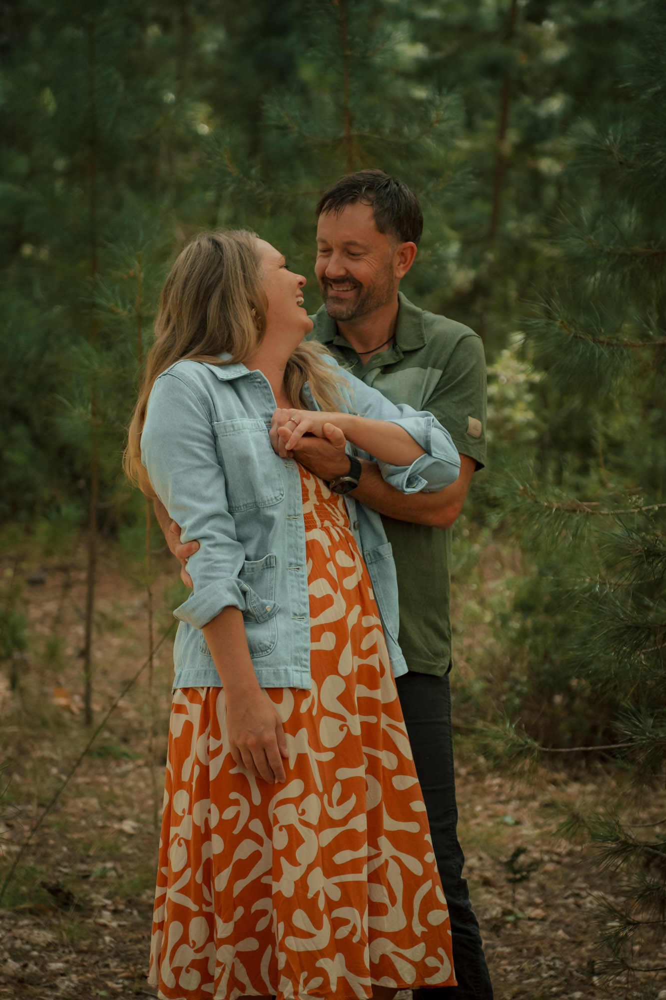 A couple photographed together, northern Tasmania