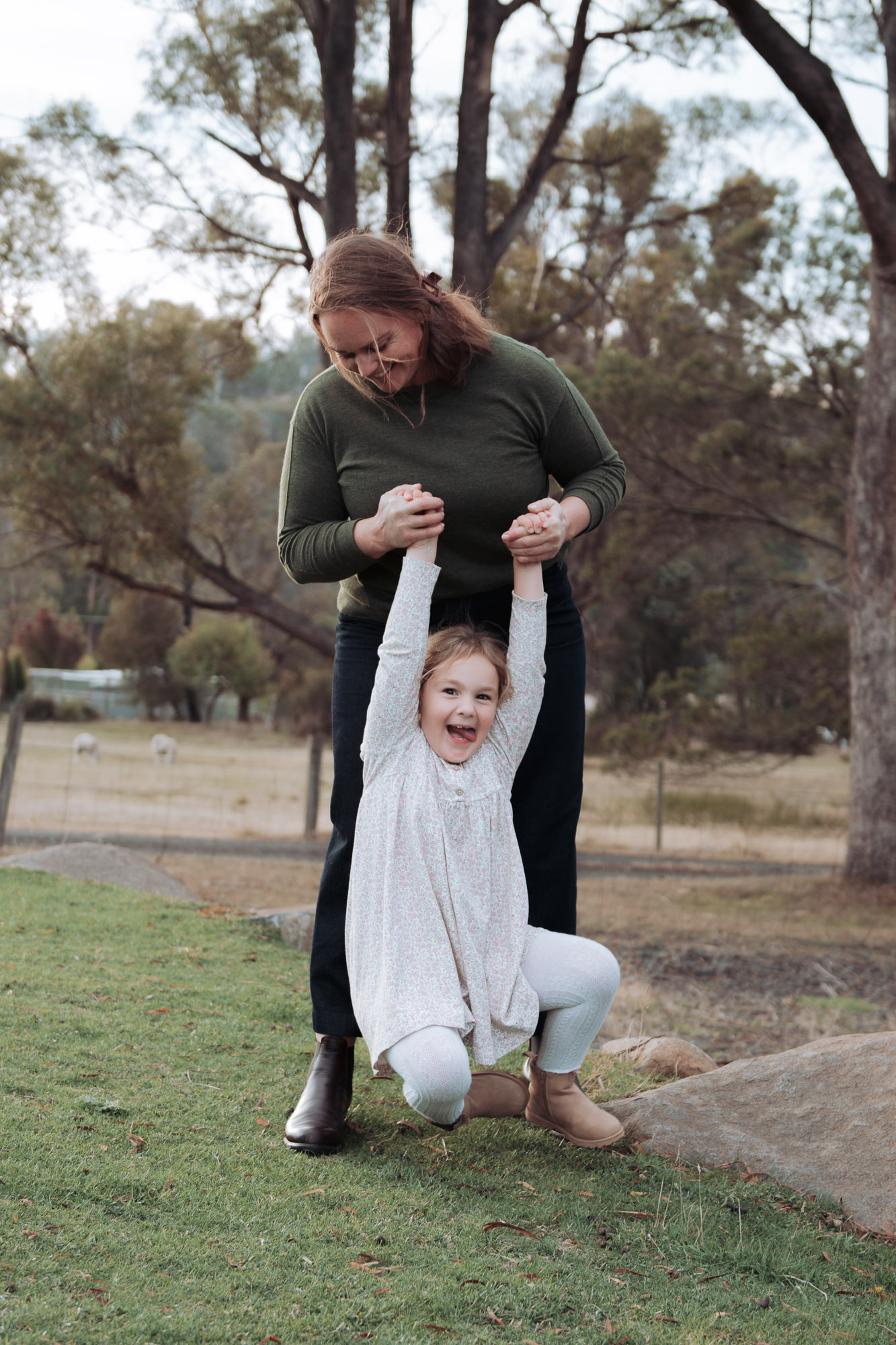 Family photo session in northern Tasmania