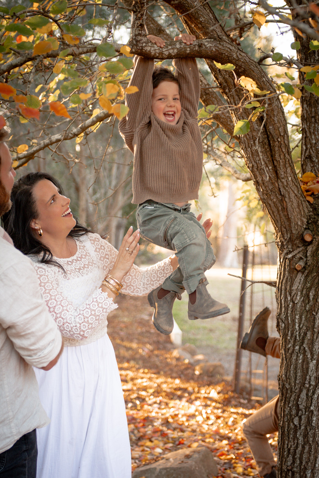 Family portrait session in northern Tasmania