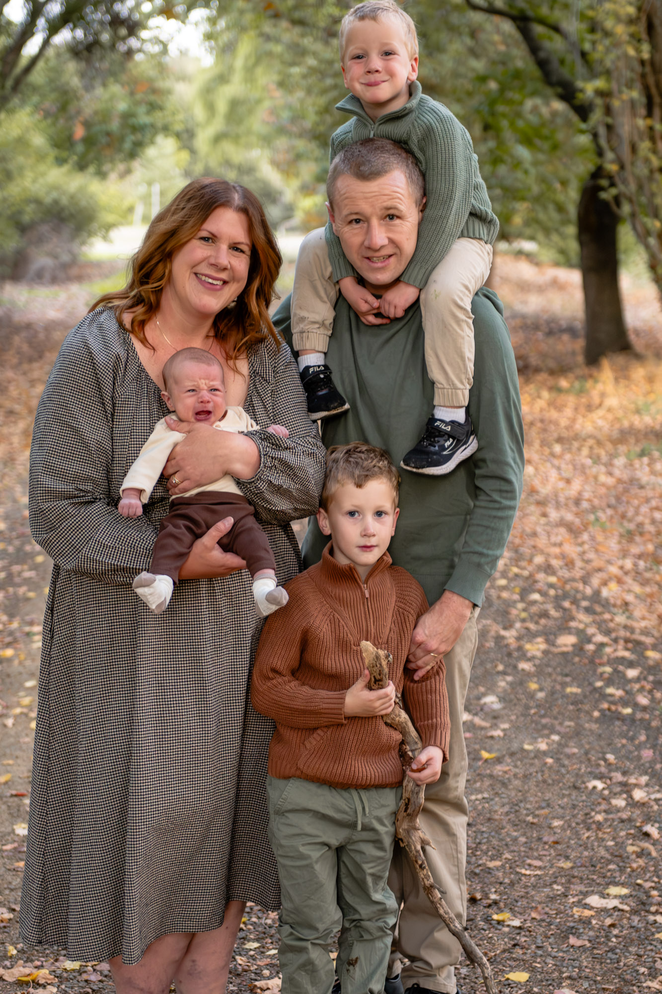 Family photography session in Launceston, Tasmania