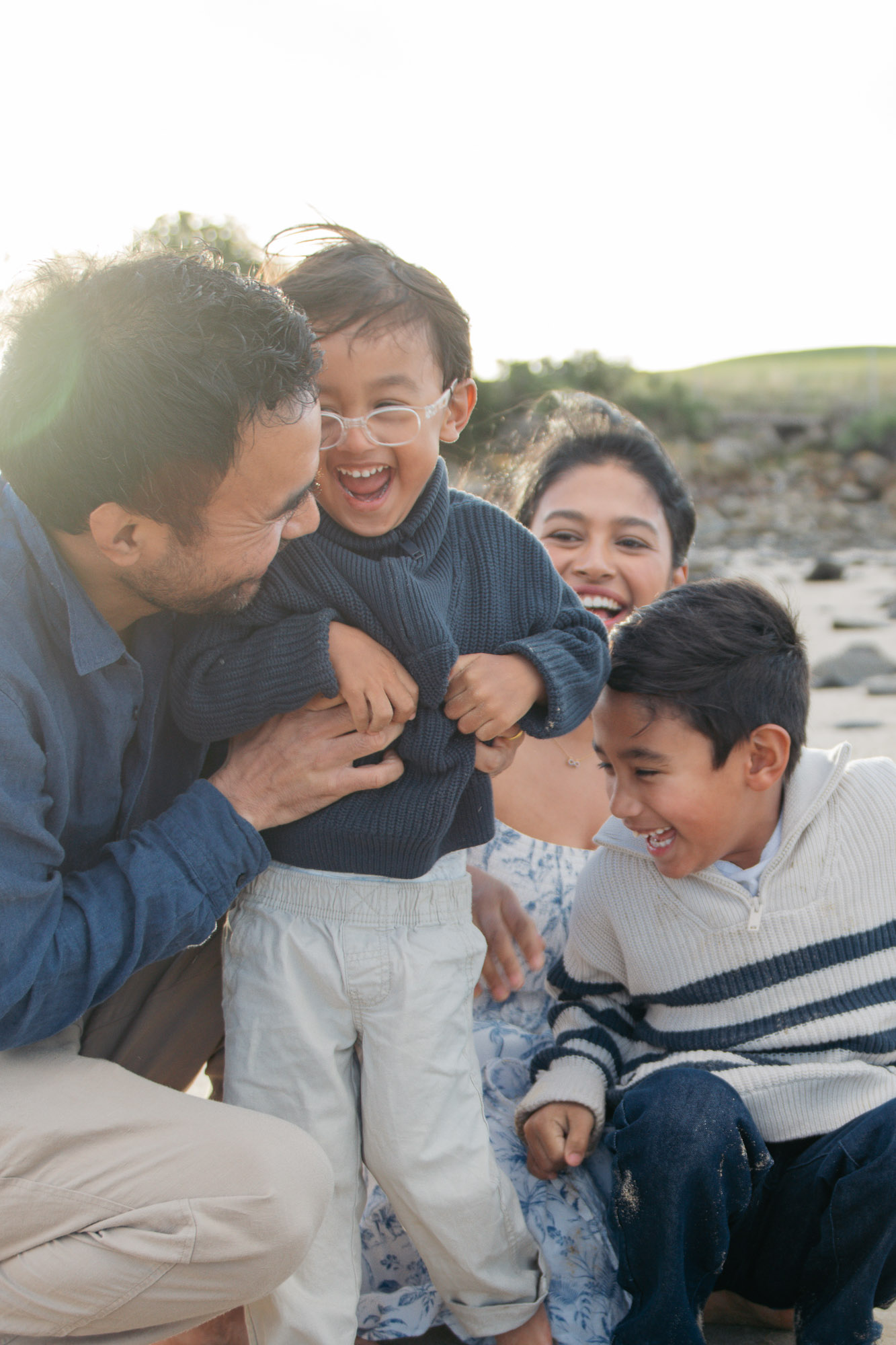 Warm family portraits, Launceston Tasmania