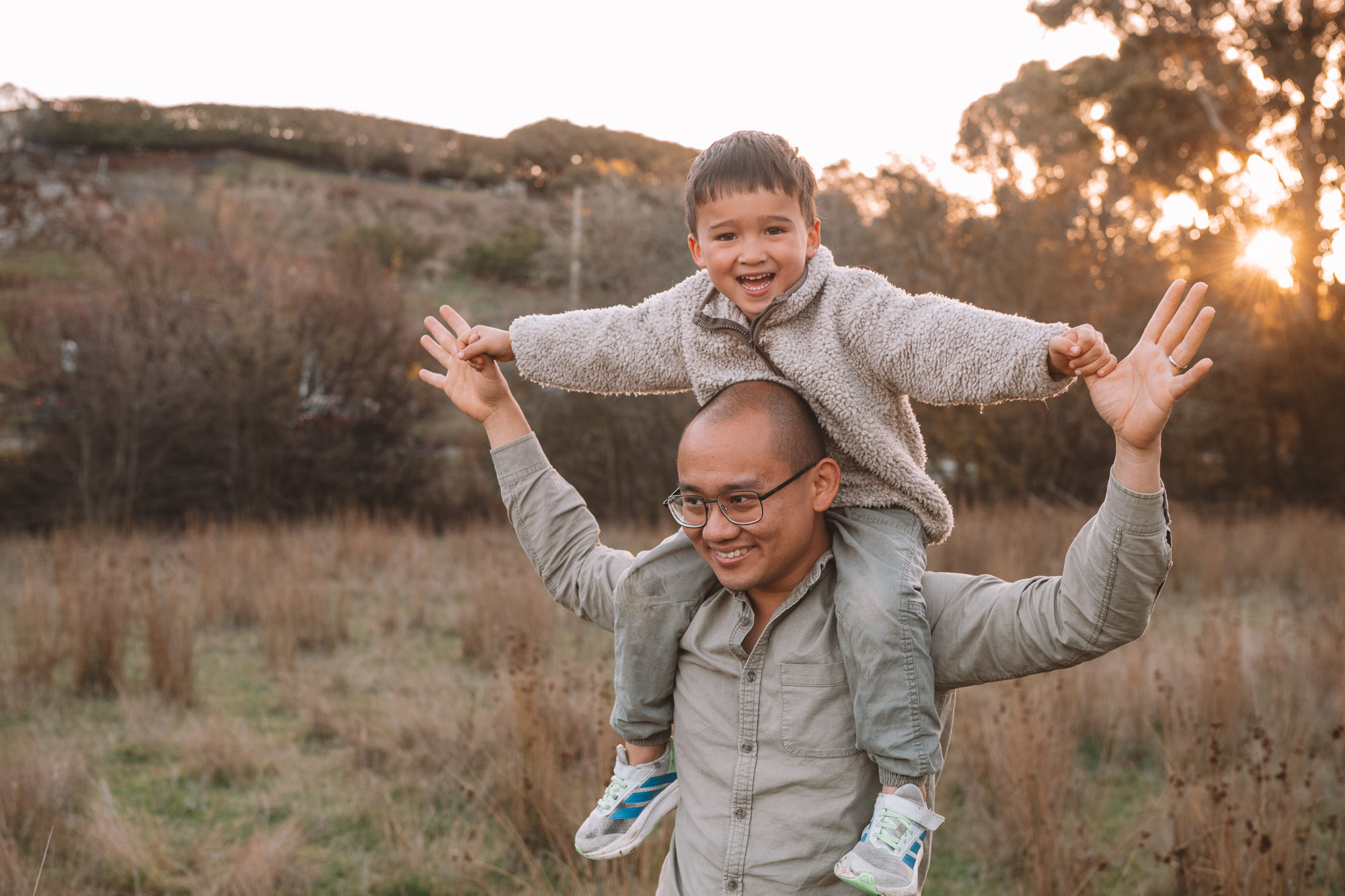 Genuine family connection captured in Tasmania