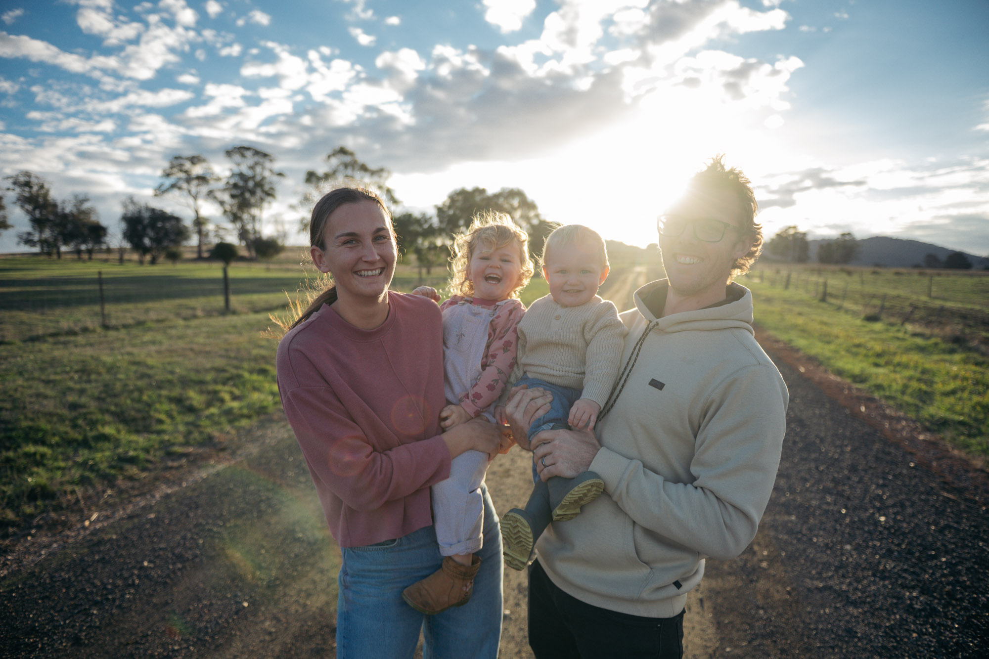 Natural family photography, Launceston Tasmania