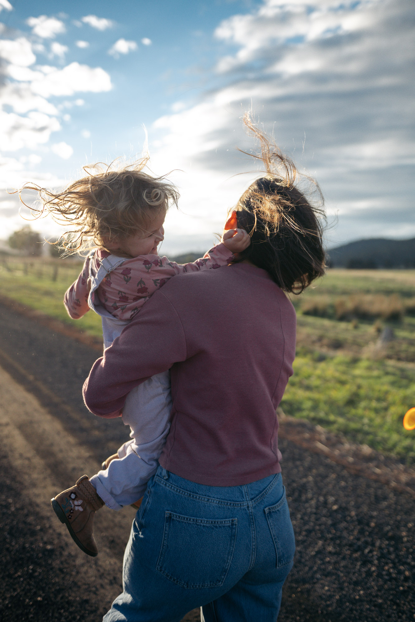 Family portrait session in northern Tasmania