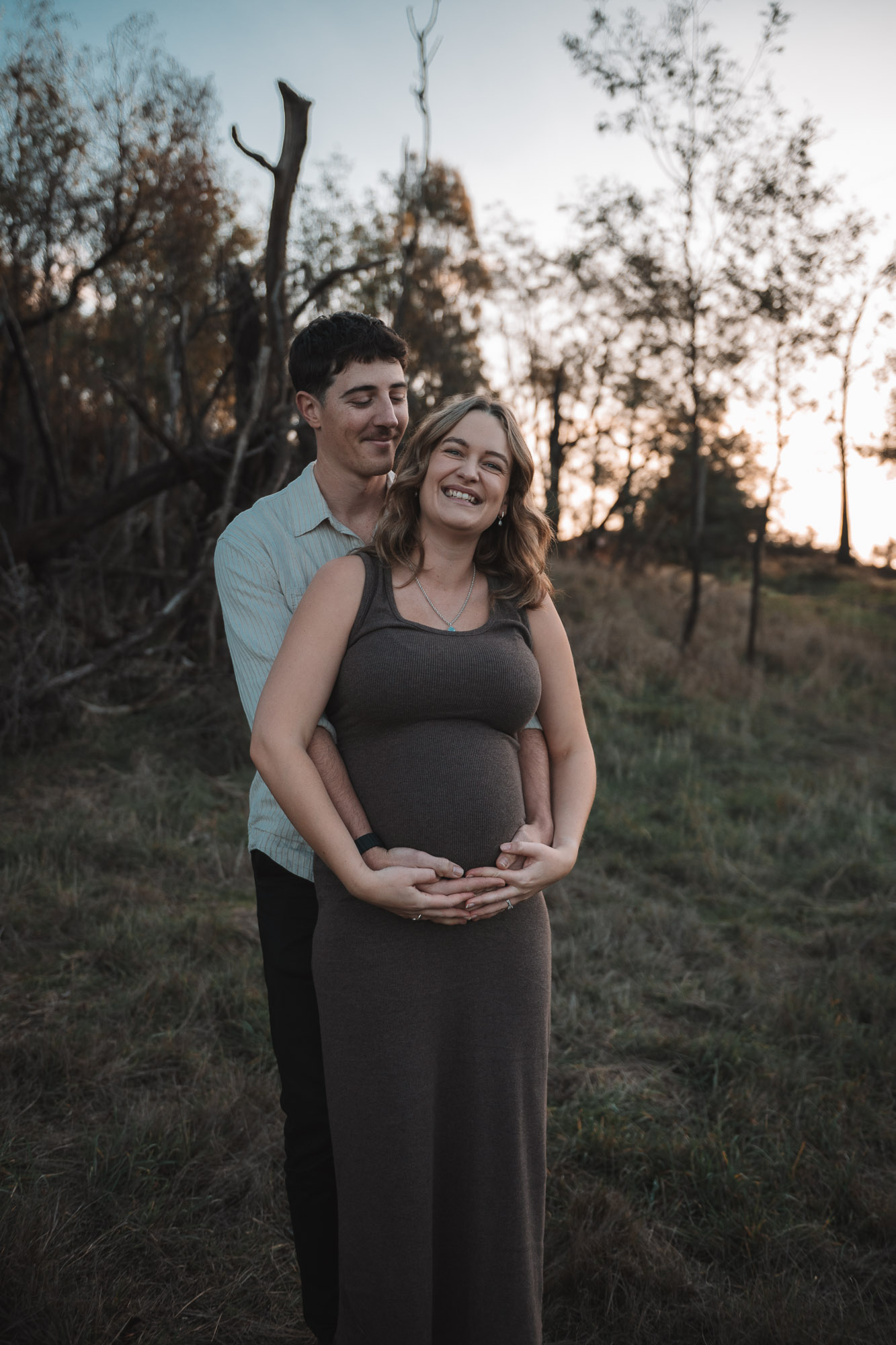 Maternity session in the Tasmanian landscape
